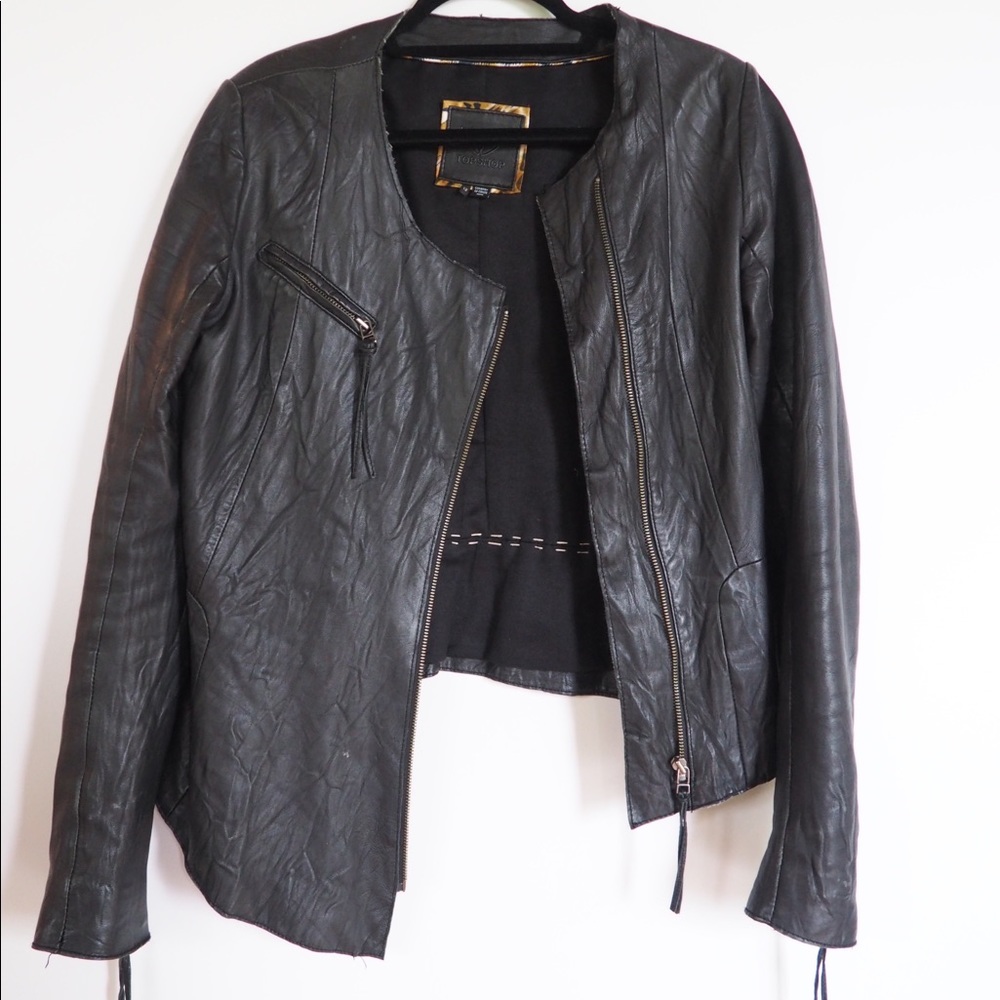 Topshop Leather Jacket